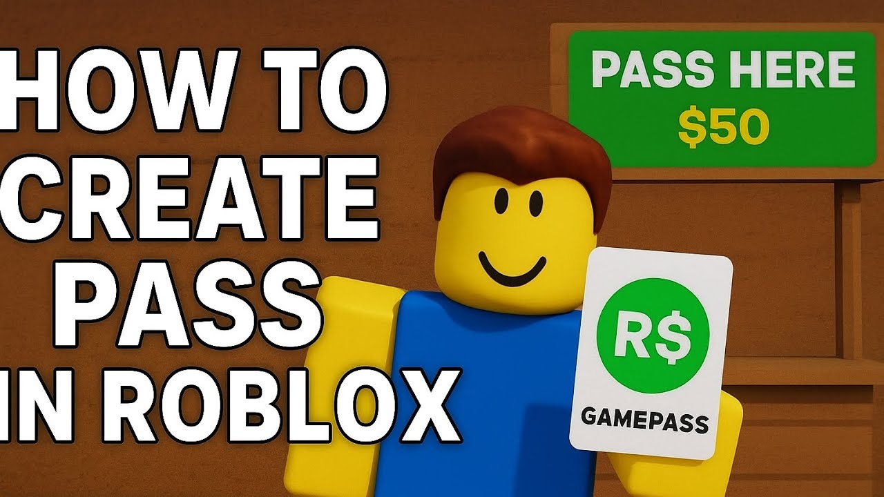 How to create a pass in Roblox #roblox - YouTube