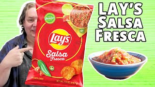 Trying LAY'S SALSA FRESCA Chips  REAL Review!