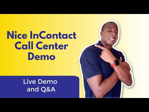 NICE inContact Demo - Virtual Call Center,  VOIP Contact Center Software