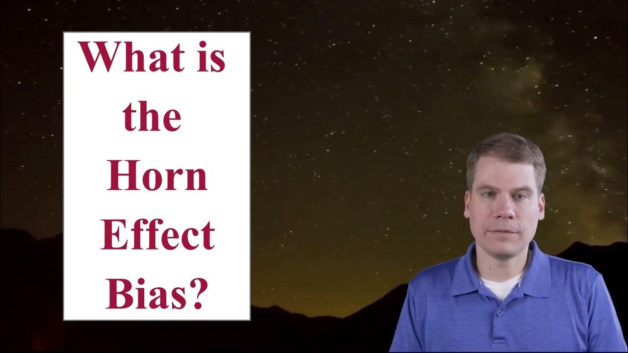 How does the Horn Effect Bias impact you? YouTube