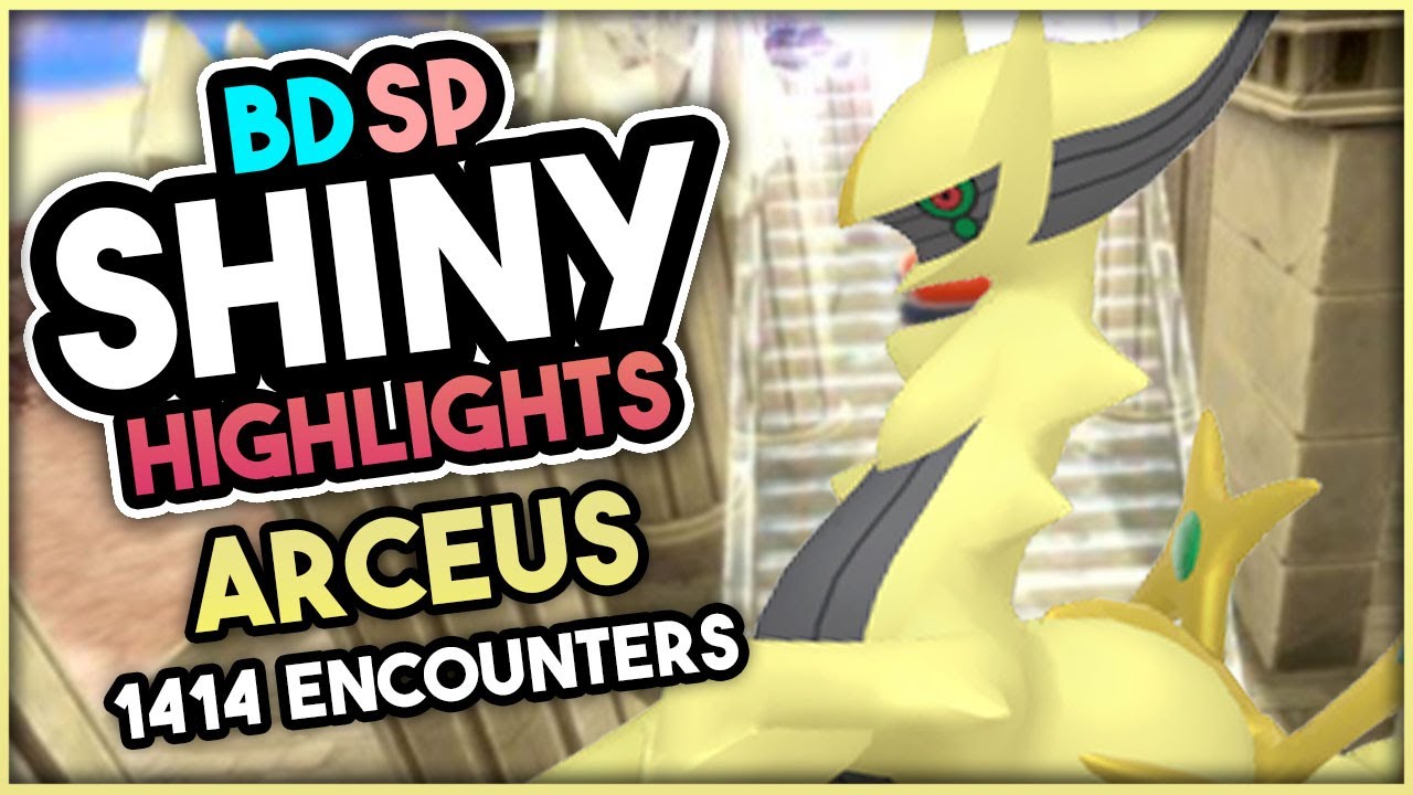 GOLDEN GOD IS HERE! Shiny Arceus REACTION in BDSP!