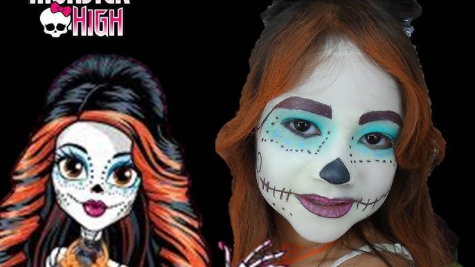 MAQUIAGEM BONECA MONSTER HIGH - FRANKIE STEIN - MAQUIAGEM ARTÍSTICA 