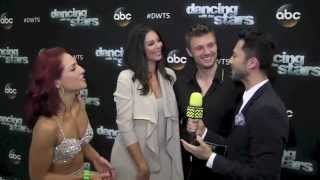 Nick Carter w\/Lauren Kitt \& Sharna Burgess @ Dancing With The Stars Season 21 Week 8 I AfterBuzz TV