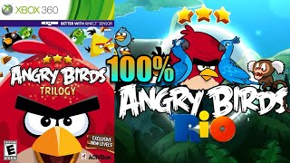 Angry Birds Rio [96] 100% Xbox 360 Longplay