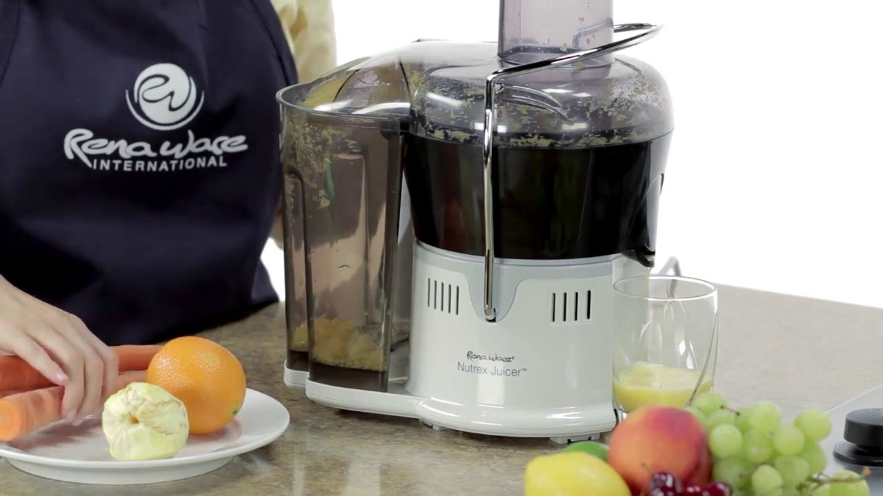 Cómo utilizar el Extractor de Jugos Nutrex Juicer - Rena Ware International  - YouTube