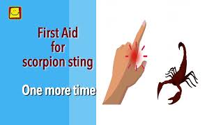 First Aid for Scorpion Sting