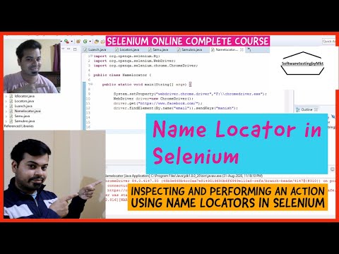 Name locators in Selenium | Things to know before using Name Locator | Locator part 2