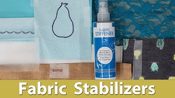 How to use Stabilizers For Garment Sewing