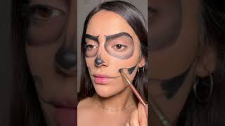 💀✨ Quick & Stunning Skull Makeup | Last-Minute Halloween Glam! #SkullGlam #EasyHalloweenLook
