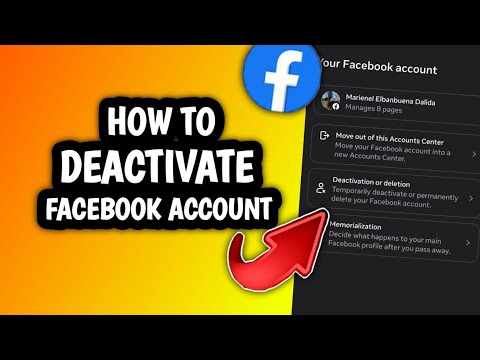 HOW TO DEACTIVATE YOUR FACEBOOK ACCOUNT - YouTube