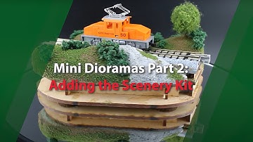 Kato Mini Dioramas: Adding the Scenery Kit (Part 2)
