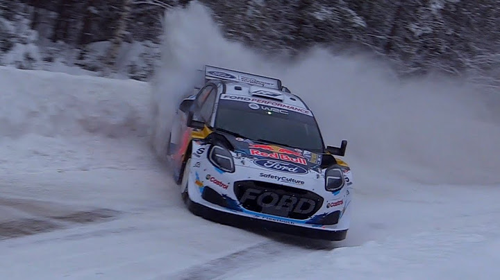 WRC Rally Sweden 2024 - Shakedown - Flat Out action