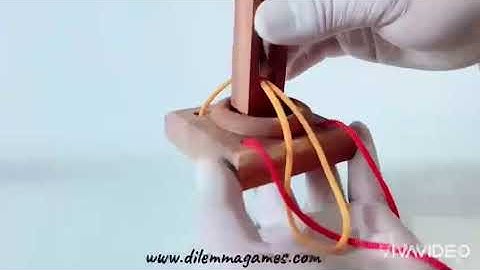 LOCKED RING, a TRICKY topological brain teaser by DILEMMA GAMES