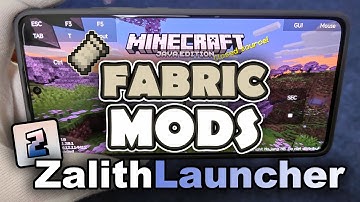 Fabric Mods On Android For Beginners Java Minecraft Using Zalith Launcher - How To Guide