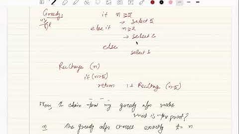 Greedy Algorithms - Part 1