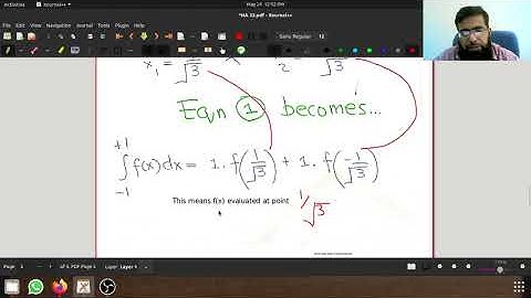NA-32 | Gaussian Quadrature Rule | Numerical Integration
