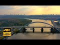 Подольско-Воскресенский мост. 24.10.2020. Часть 2/2. Podolsko-Voskresensky bridge. Kyiv. 4K HDR
