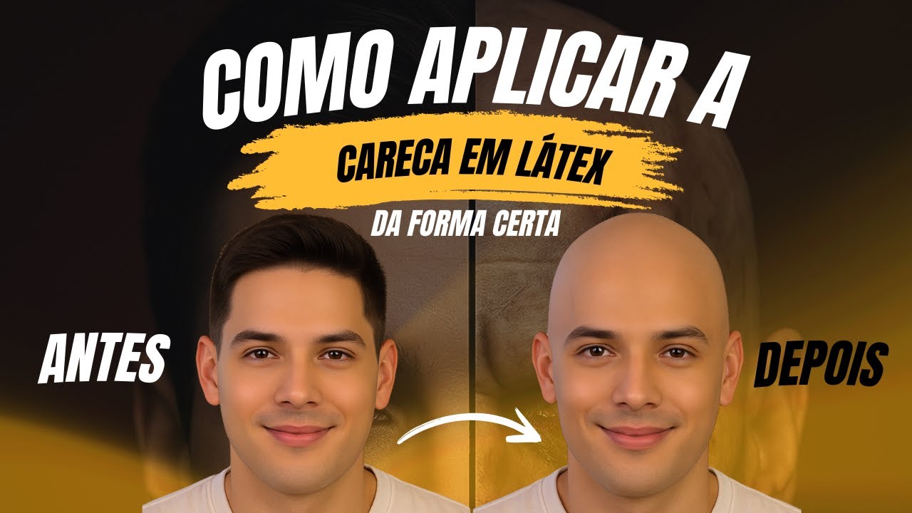 [TUTORIAL] Como aplicar a Careca em Látex Super Realista