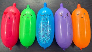 Mixing Stuff With Funny Taco Balloons Asmr #Tacoslime #Fluffy