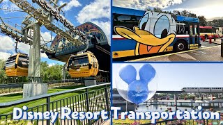 Disney World Resort Transportation Guide ✨ Monorail, Skyliner, Buses & Boats Explained!