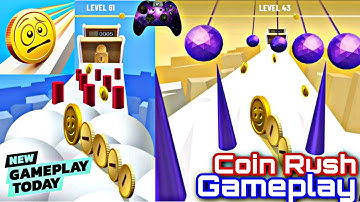 Coin Rush 🪙💰 gameplay walkthrough level 51-60 | New Satisfying game #gameplay #new #android #games