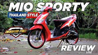 Review Mio Sporty Thailand By Garasi Mio || Mio Kontes Sekeren Ini Dipakai Harian !!