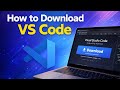 How to Download & Install VS Code for Beginners | What is VS Code & IDE?