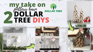 Pottery Barn Inspired Dollar Tree DIY for Christmas | DIY Christmas Decor