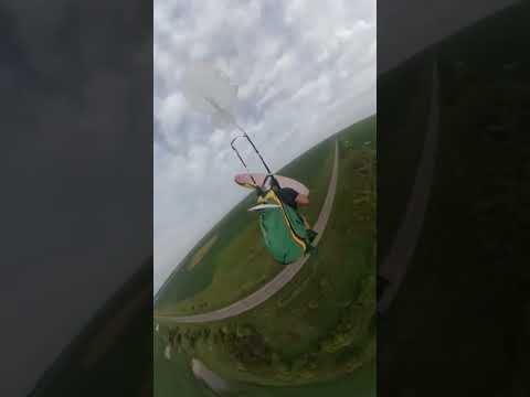 Примение запасного парашюта! спас мне жизнь!!! #парапланы #paragliding #запаска