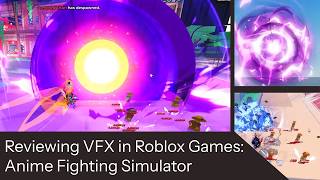Roblox VFX Review: Anime Fighting Simulator