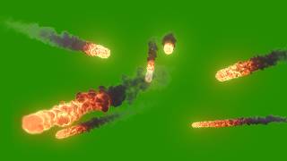 Falling Meteor / Fireball VFX Overlay 4K Free Download for After Effects Premiere Pro CapCut