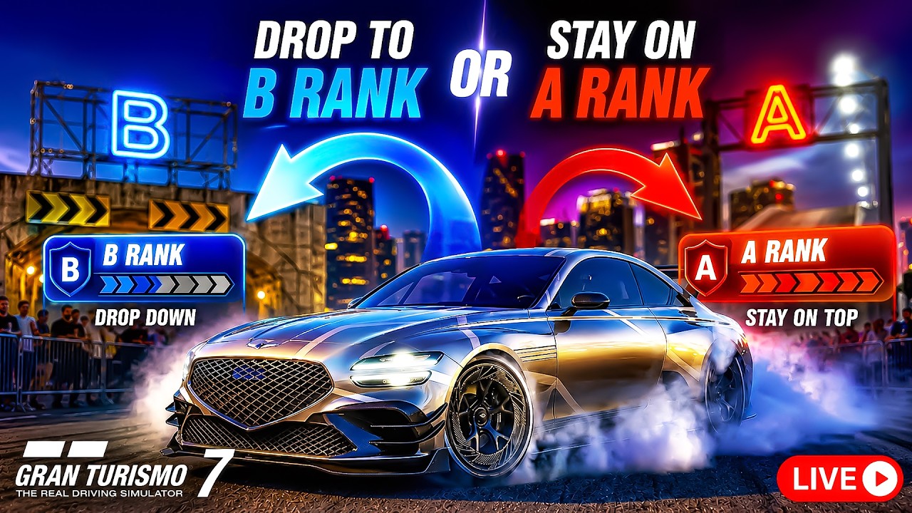 Trying NOT To lose A Rank again! Gran Turismo 7 Daily Races |  (GT7 Live)