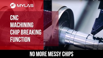 CNC Machining Chip Breaking Function, no more  messy chips