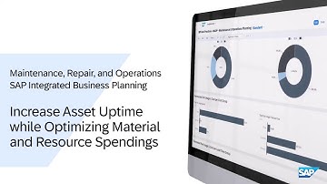 Optimize MRO with SAP Integrated Business Planning, Maintenance, Repair, and Operations