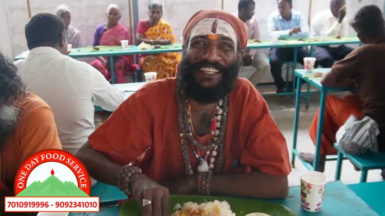 Feb 27 Tiruvannamalai Daily Annadhanam For Sadhus Shiva Devotees One Day Food Service Tiruvannamalai