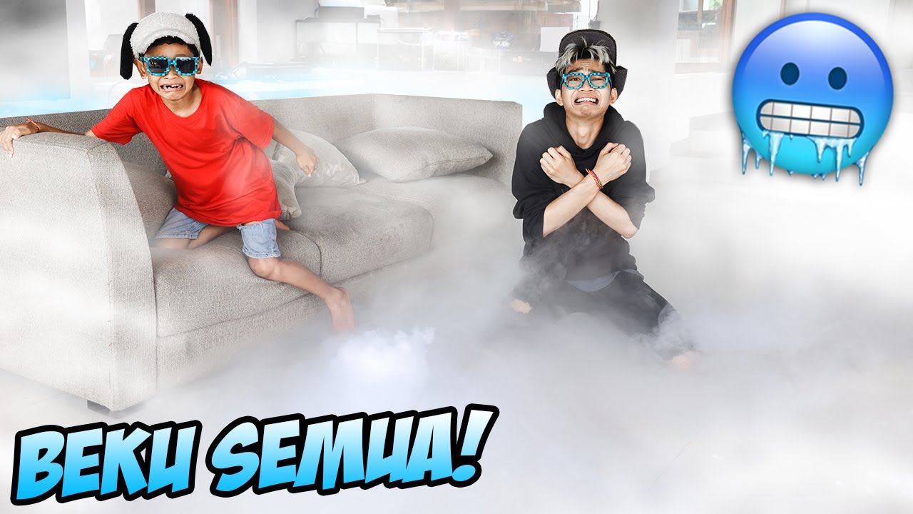 ВПЕРВЫЕ ЗА 24 ЧАСА Я РАЗМЕСТИЛ 58 КГ СУХОГО ЛЬДА ВО ВСЕ КОМНАТЫ ДОМА, ВСЕ МОМЕНТАЛЬНО ЗАМЕРЗЛО!!!