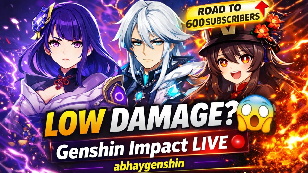 Genshin Impact LIVE 🔴 | abhaygenshin ke saath Build Check, Damage Fix aur DPS Boost Session 💥