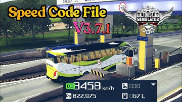 Speed Code File V3.7.1 For Bussid || Update Speed Codename || Bus Simulator Indonesia