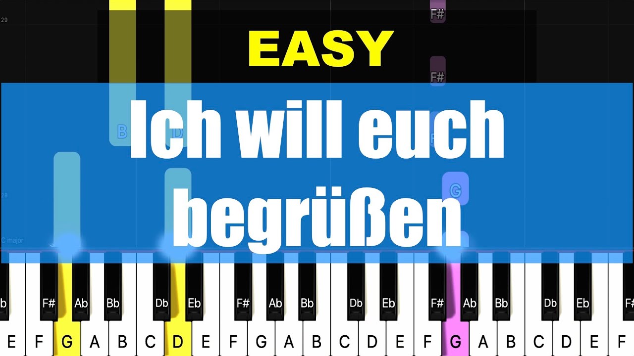 Ich Will Euch Begrüßen Und Mache Das So Noten Gitarre