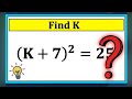 Nice Algebra Math Simplification Trick | Find the Value of K Fast ⚡| Algebra