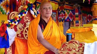 Sangye Nyenpa Rinpoche teaching Benchen Monastery