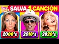 Salva 1 Canción del 2000 Vs 2010 Vs 2020 🎸🔊🤔 ¿Qué Canción Prefieres? | Play Quiz de Música