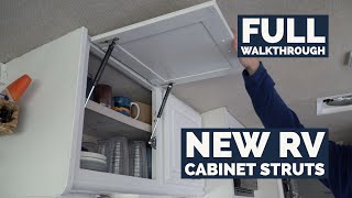 Replacing RV Cabinet Struts