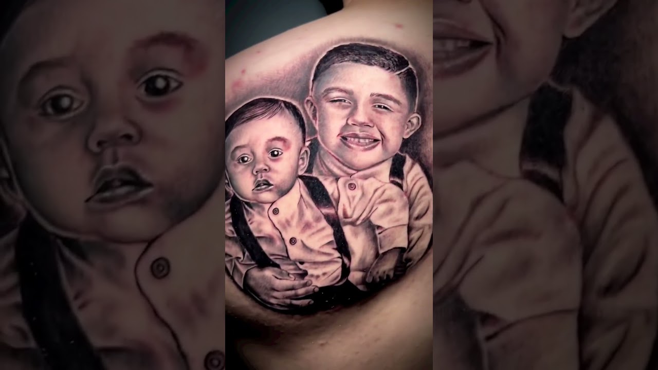 Childrens Portrait Tattoo 