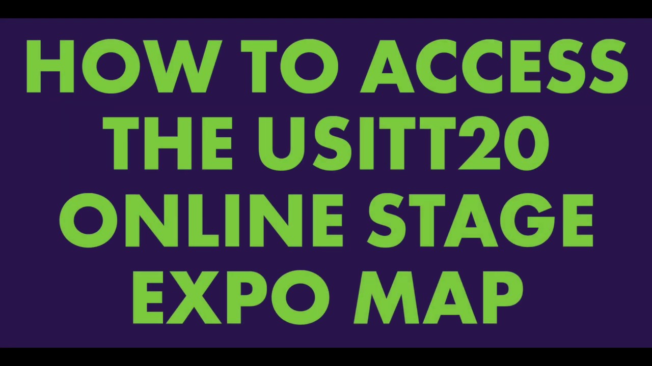 USITT20 Online Stage Expo Map