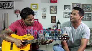 Video thumbnail of "Edy Britto & Samuel - Coração Chora de Saudade (cover Rionegro & Solimões) - Blognejo"