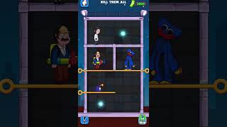 huggy wuggy pin - poppy play time chapter 2 😨 dangerous #shorts #huggywuggy #gaming #youtubeshorts