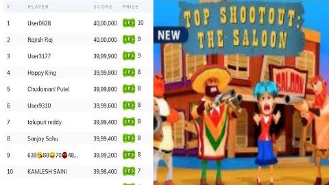 Mx player New Game hack trick Mod || Mx player Top shootout The saloon Game Hack trick Video