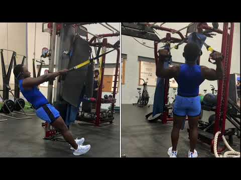 TRX Row to External Rotation to Y Press