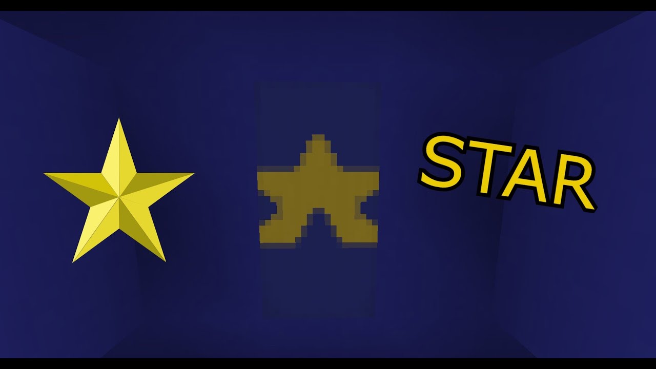 How to make a Star in Minecraft! - YouTube